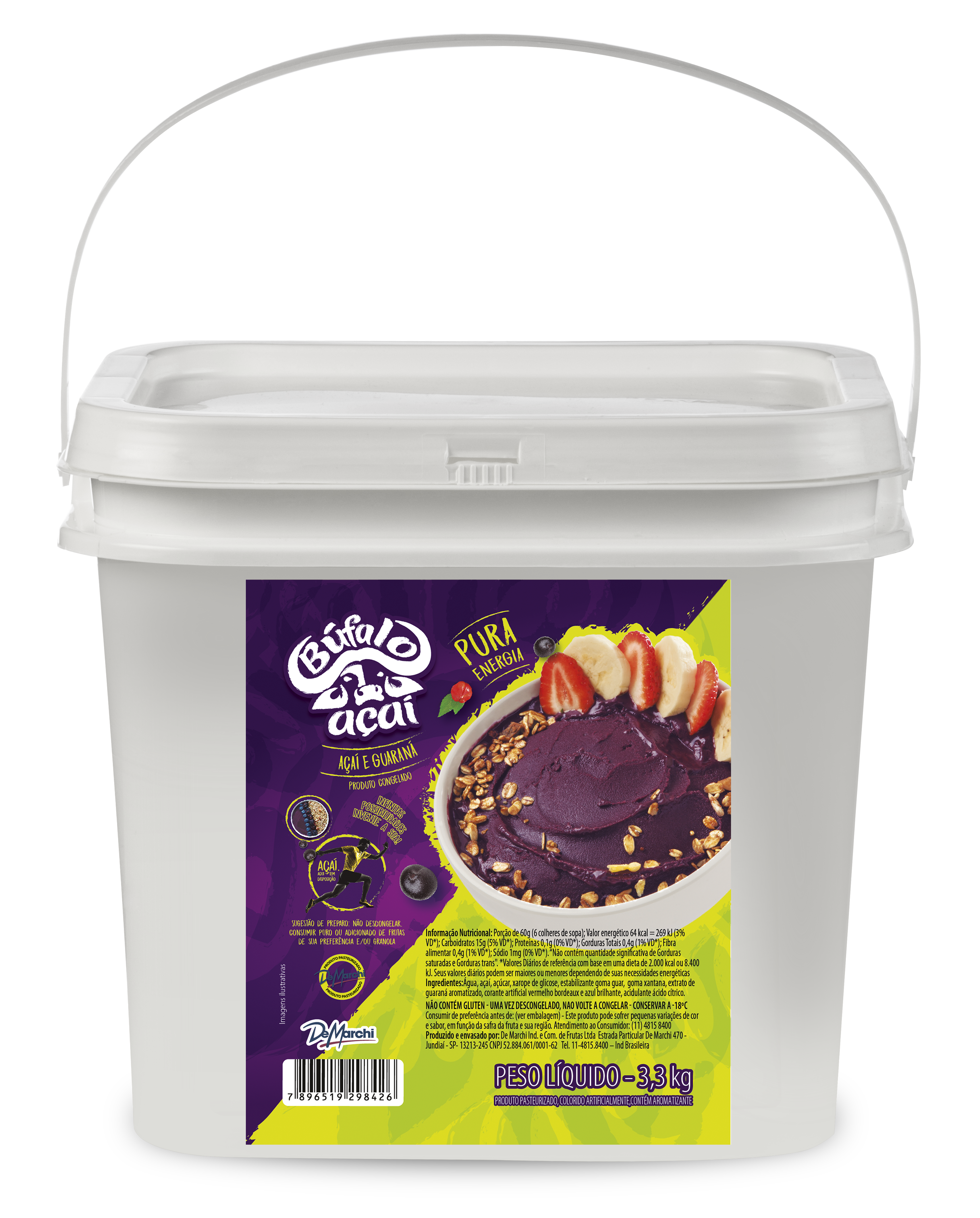 Açaí Búfalo -Balde