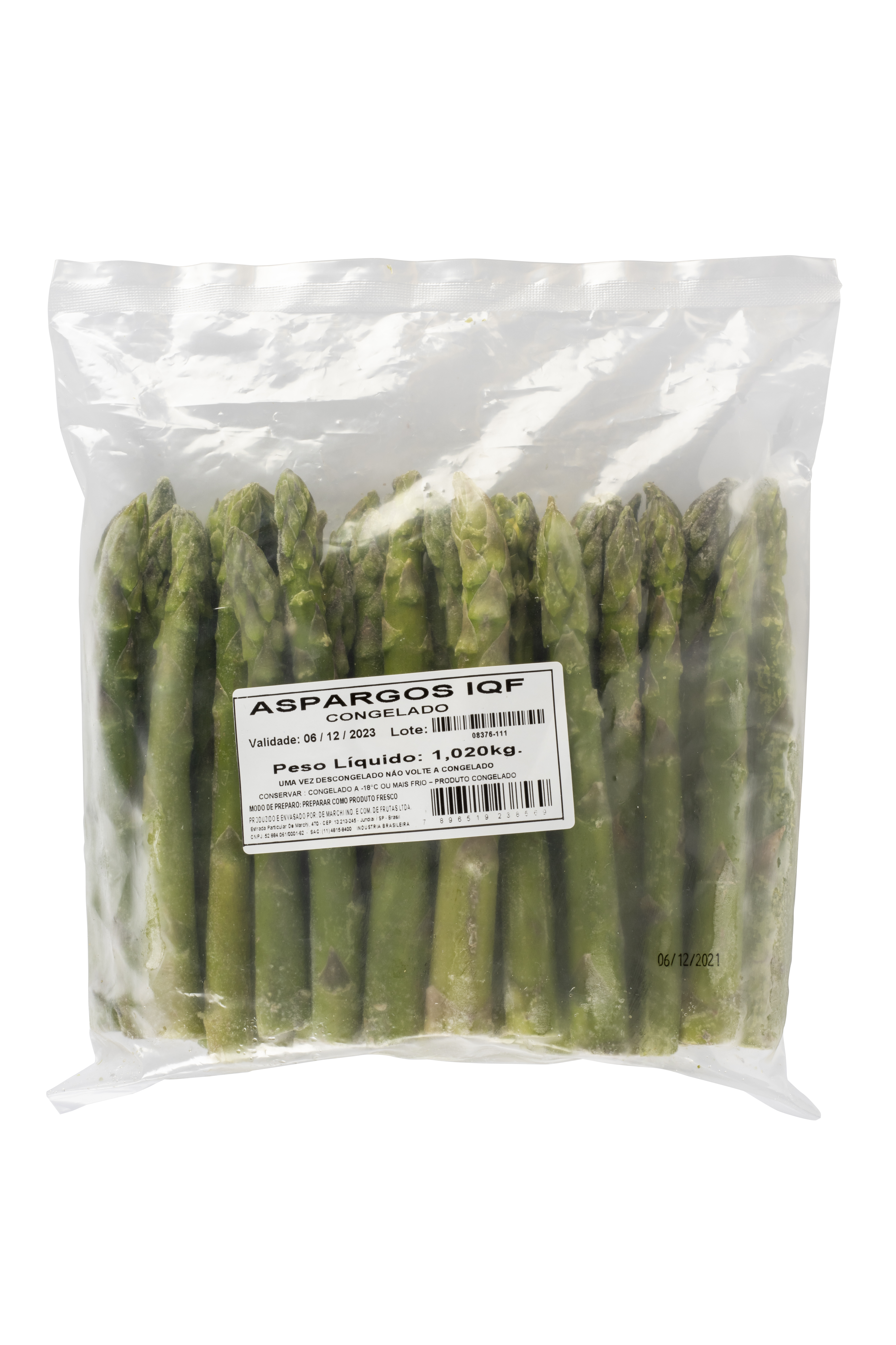 Aspargos congelado