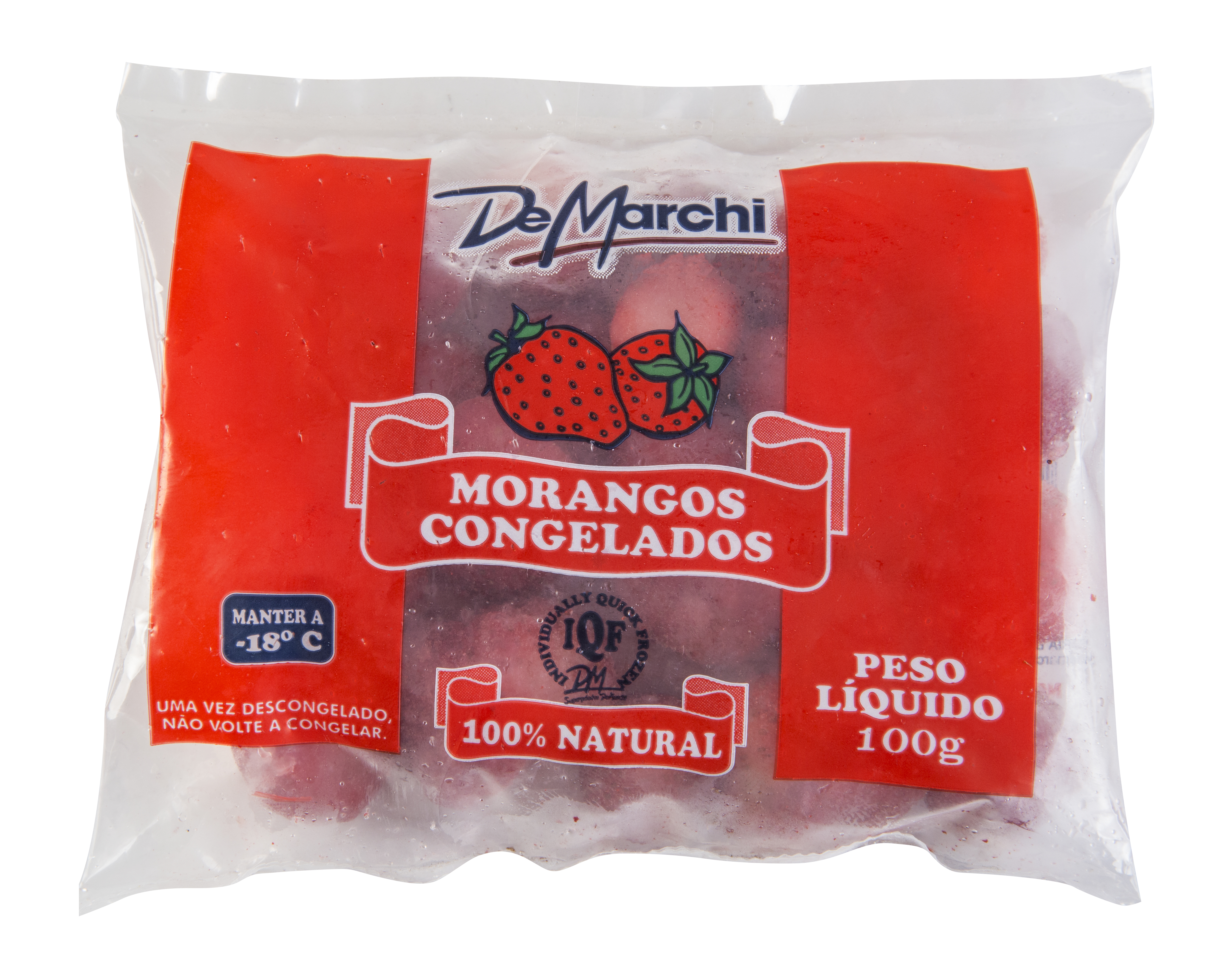 Morangos congelado