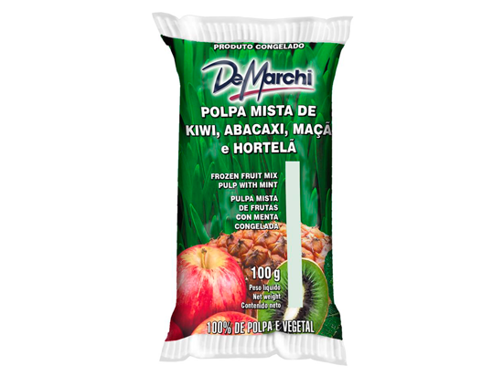 Polpinha Mista Kiwi Abacaxi Maçã Hortelã